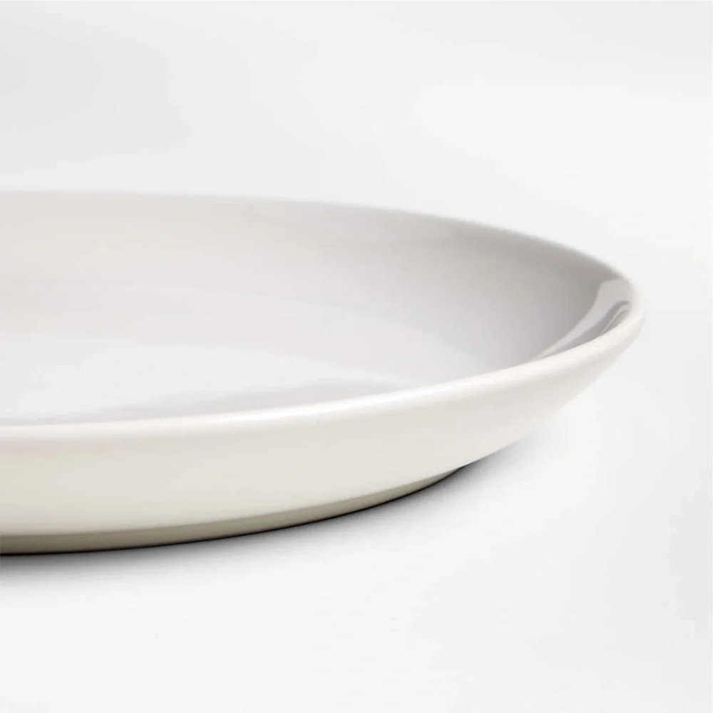 Crate & Barrel Hudson Natural Stoneware, 5 Piece Set, 2 Dinner & 3 Salad Plates